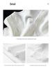 Elegant V-Neck Lace Trim Low-Neck Slimming White Top for Women - Autumn/Winter Innerwear