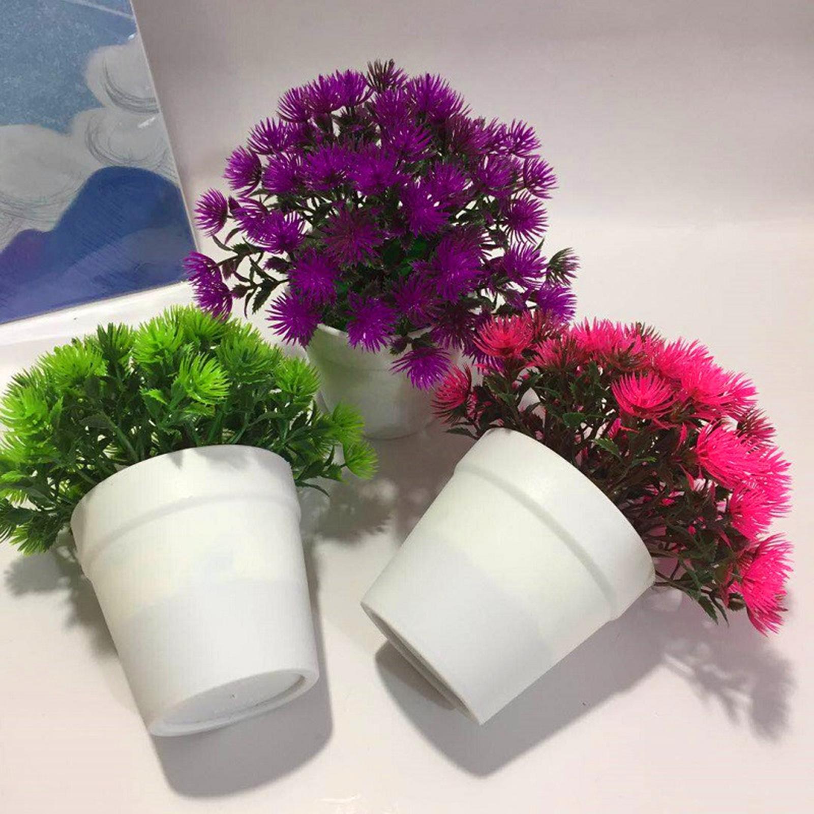 

HOW-E искусственные 54 головки сосновые иглы бонсай горшечные растения украшение стола украшение дома