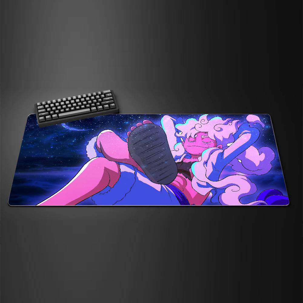 One Piece Monkey D Dragon Anime Gaming Mouse Pad Large Rubber Keyboard Desk Mat With 2MM Stitched Edge Design