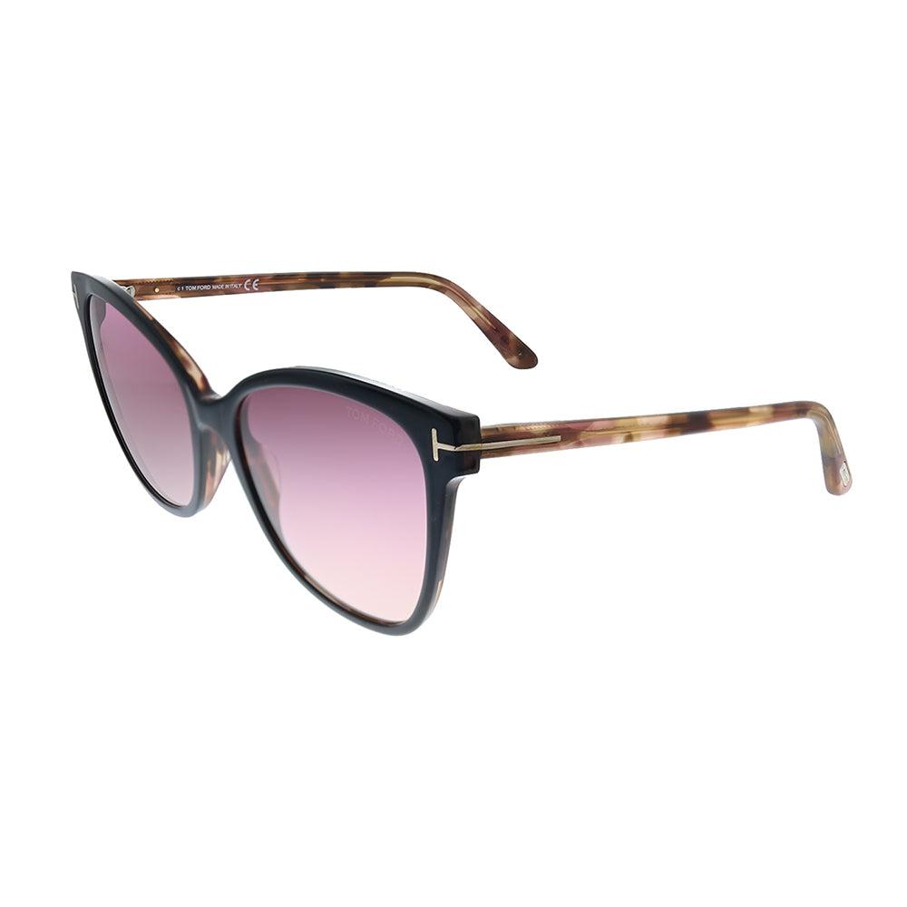

Женские солнцезащитные очки «кошачий глаз» Tom Ford Ani TF 844 05T черные гавана