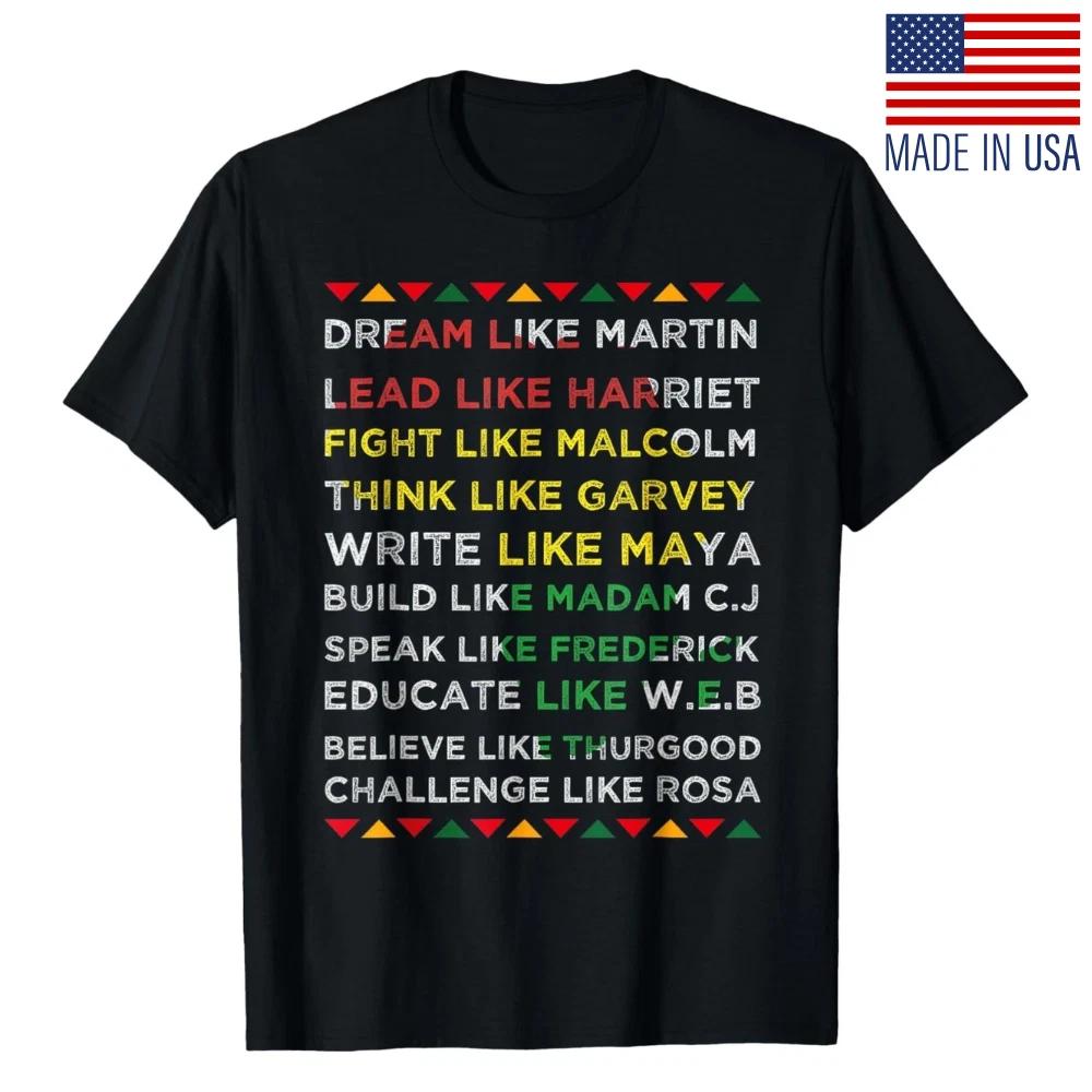 Black History Shirt Black History Month African American T- Shirt 2XL