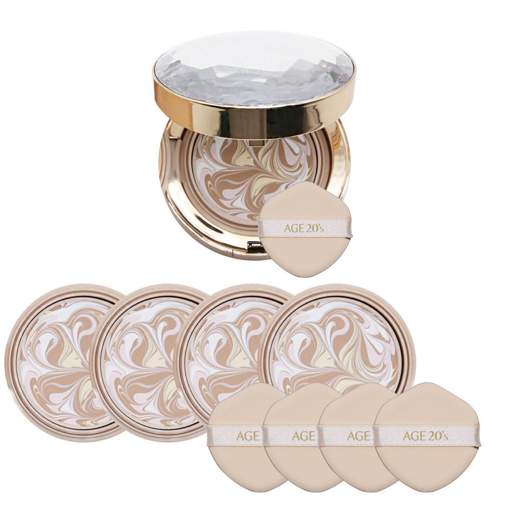Age 20 s Fact ID Essence Cover Pact Main Product + 4 Refills ID No. 23 1 refill 4