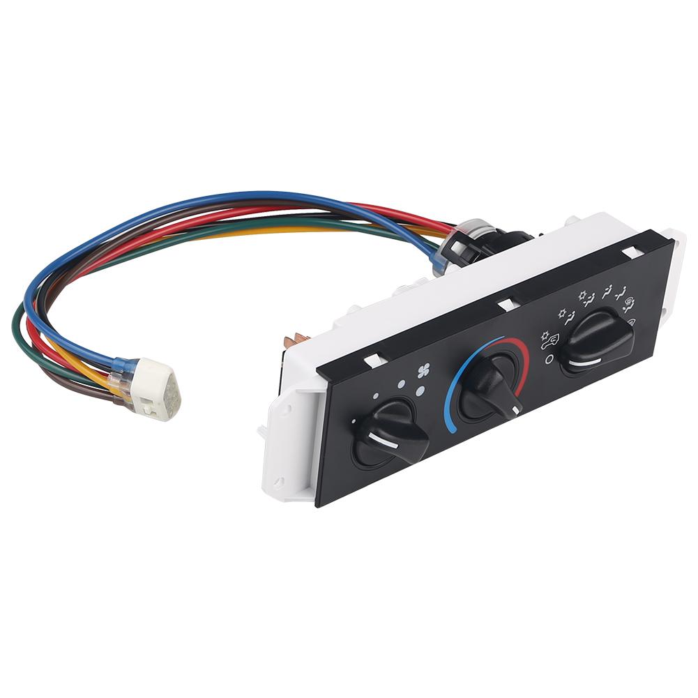 55037473AB 1 Set HVAC Air conditioner heater control panel and blower motor switch for Jeep Wrangler TJ 1999-2004 BL101 HS-373