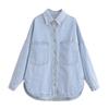 European & American Urban Casual Women's Washed Denim Jacket