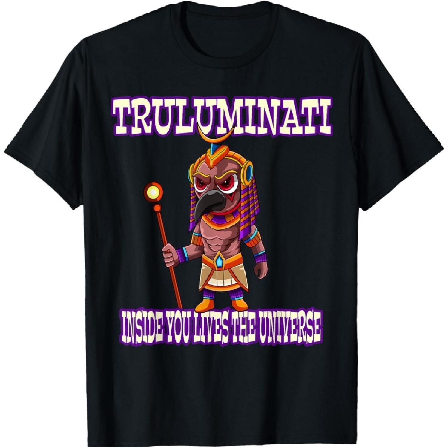 

Truluminati Egypt Egyptian Pyramid Ankh Pharaoh Temple Mummy T-Shirt XXXXXL чорний