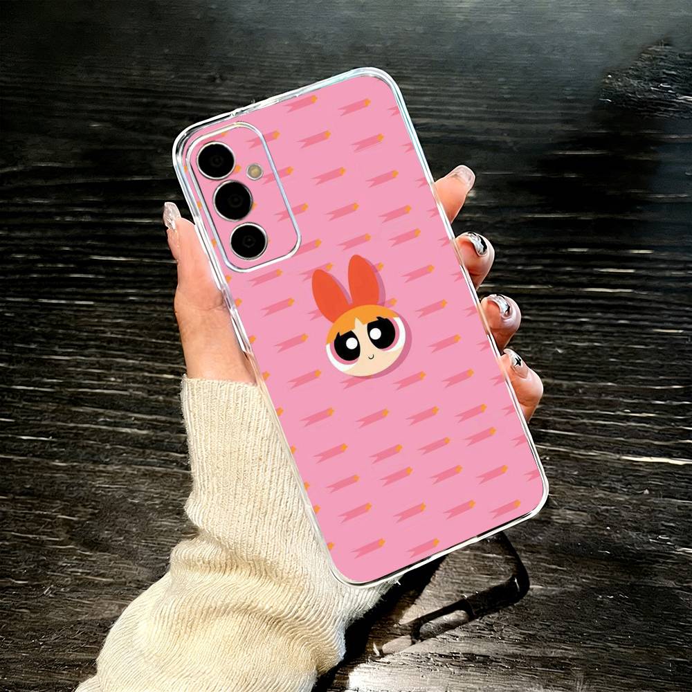 P-Powerpuffs G-Girls Phone Case For SamsungA10,12,20,21S,30,31,40,50,51,52,70,71 Transparent Cover