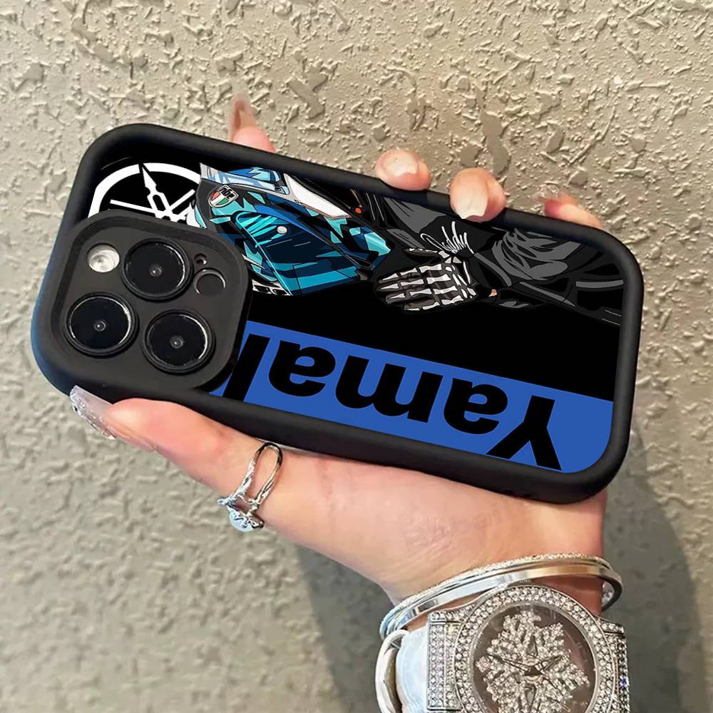 Etui na telefon Motocykl Klasyczne LOGO Y-YAMAHAS Dla IPhone 17 16 E 15 14 13 12 11 Pro Max Plus Tylna Pokrywa