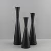 Modern Candle Stands 3 Piece Decorative Taper Candlestick Metal Candleholders For Table Centerpieces Or Patios Decors