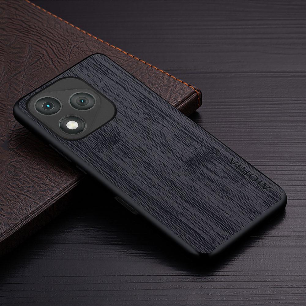 Case for Honor 400 Pro Lite Smart Funda Bamboo Wood Pattern Leather Phone Cover Luxury Coque for Honor 400 Pro Case Capa