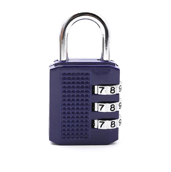 3 Digit Small Resettable Combination Padlock Luggage Case Box Lock Coded Lock School Gym Locker Suitcase Gate Pad Lock Us213