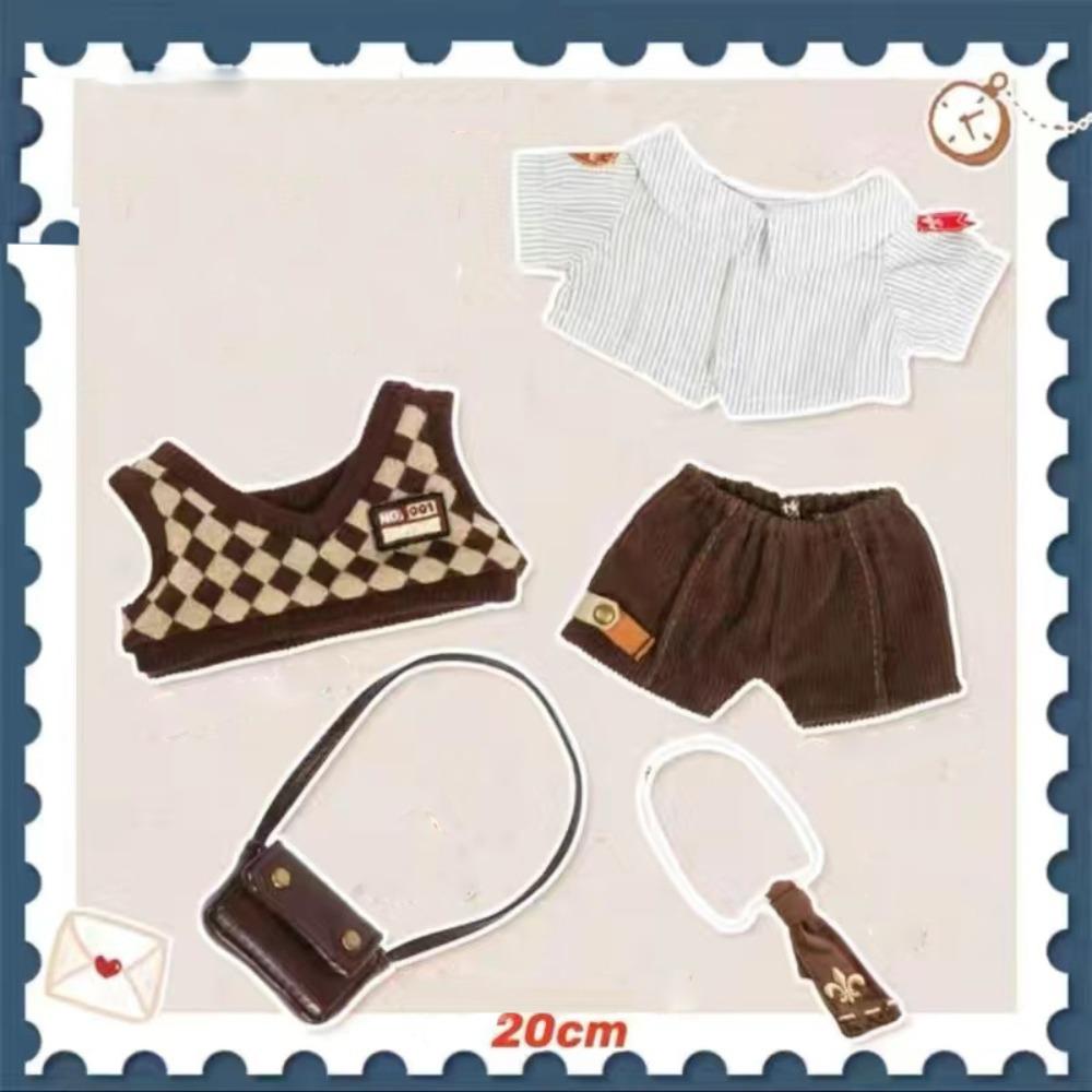 Sweater Cotton Doll Clothes Uniform No Attribute Doll Clothes Plush Doll Clothes  Doll Accessories