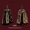 Autumn and winter Korean version of couple's warm plaid double-sided imitation cashmere scarf super long knitted thickened student scarf women