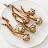 6PCS Antique Christmas Tree Hanging Bells Iron Retro Wind Bell  Home Garden Decor