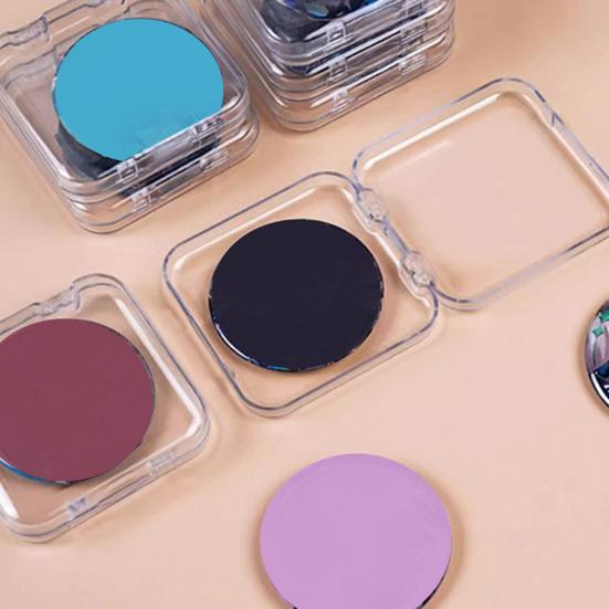 3Pcs Transparent Acrylic Badge Storage Box Set Anime Game Display Case Dustproof Square Organizer for Badges Stationery