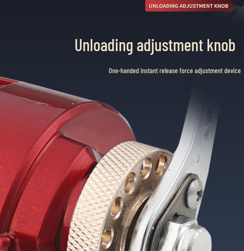 Kemeilong Red Devil 50: Ice & Raft Fishing Reel with Front Drag & Micro Jigging Capability