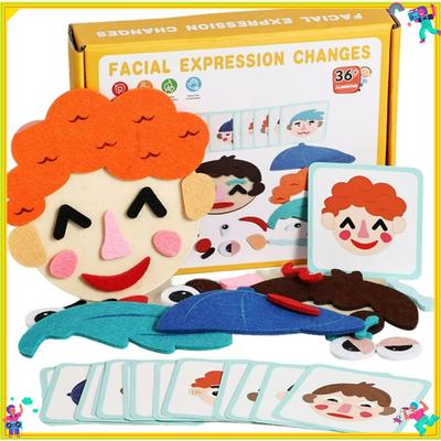 Montessori Toy for Toddlers 3-6, Kid's Social Emotional Learning Toys, Early Educational Children's Handmade/Creative DIY Toys