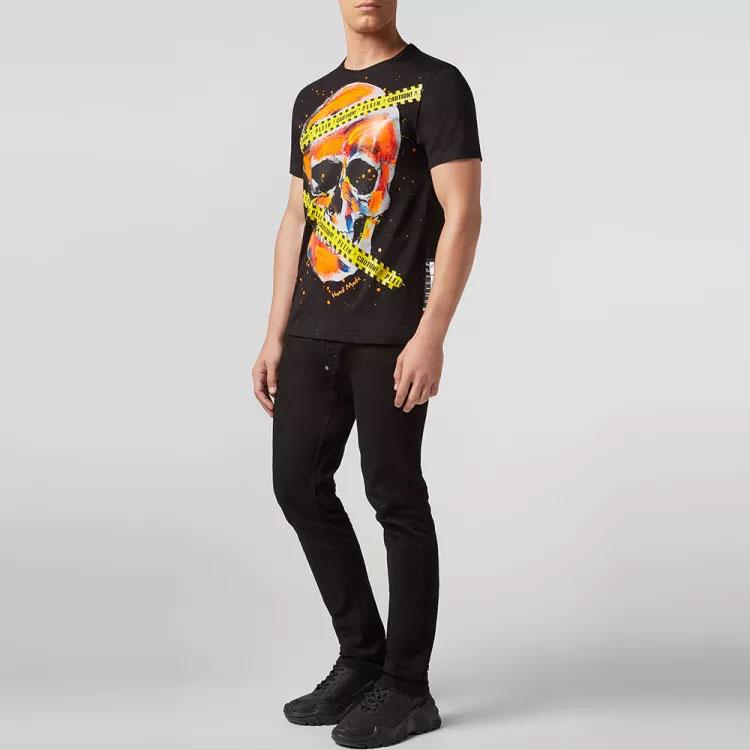 Philipp Plein SS22 T Shirt Men's Black S19C-MTK3072-PJY002N-02