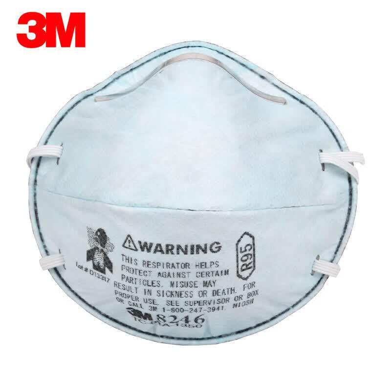 3M 8246CN R95 Active Carbon Headband Respirator