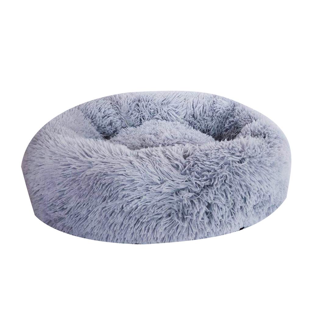 Cat Cushions Bed Multiple Size and Color Winter Soft Round Sofa Bed Cat Bed for Indoor Cat Furry Sofa