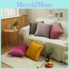 Velvet Solid Dutch Color Pillow Cases Pompom Edging Cushion Cover Room Living