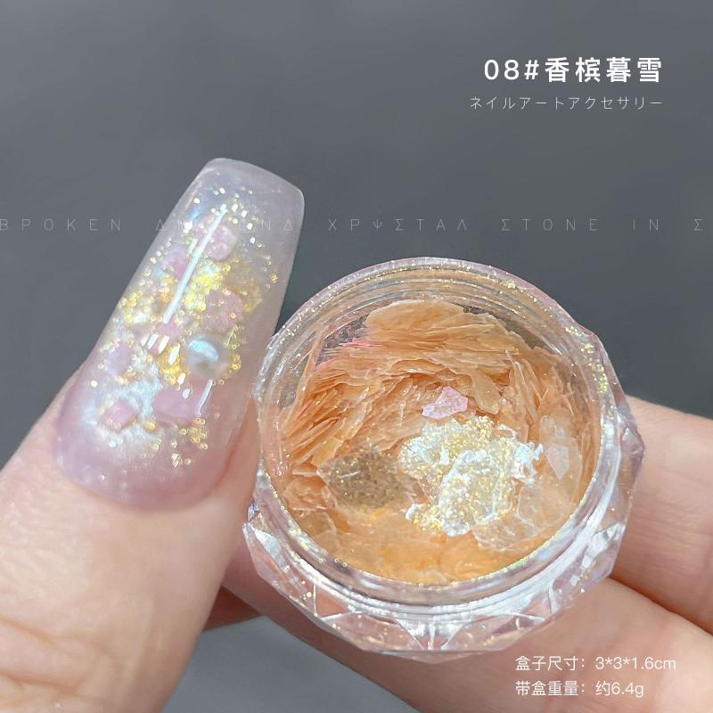 Nail Art Glitter Mix Irregular Shiny Sequins DIY Manicure Decoration