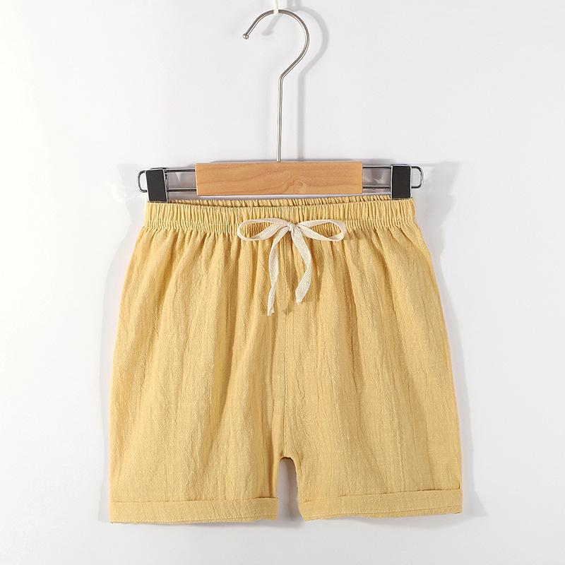 Toddler Cotton Striped Summer Shorts - Unisex Casual Hot Pants 100 cm