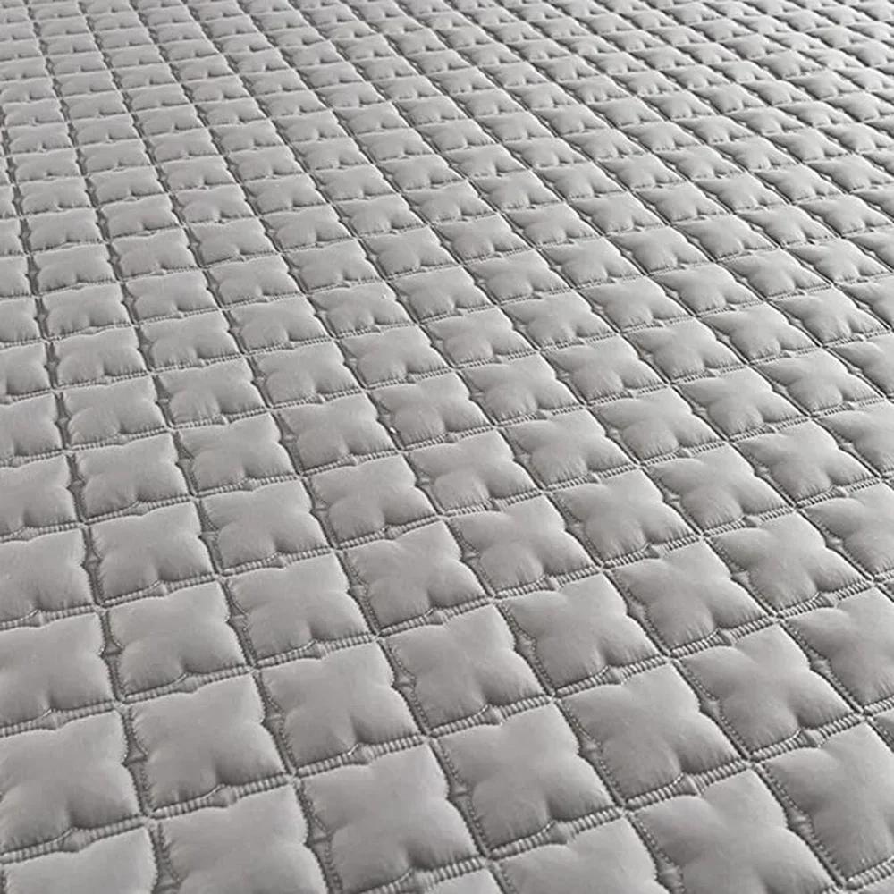 Washable Mattress Cover with Elastic Band Quilted Cotton Fitted Bed Sheet Thicken Bed Cover Mattress Protector for Queen King