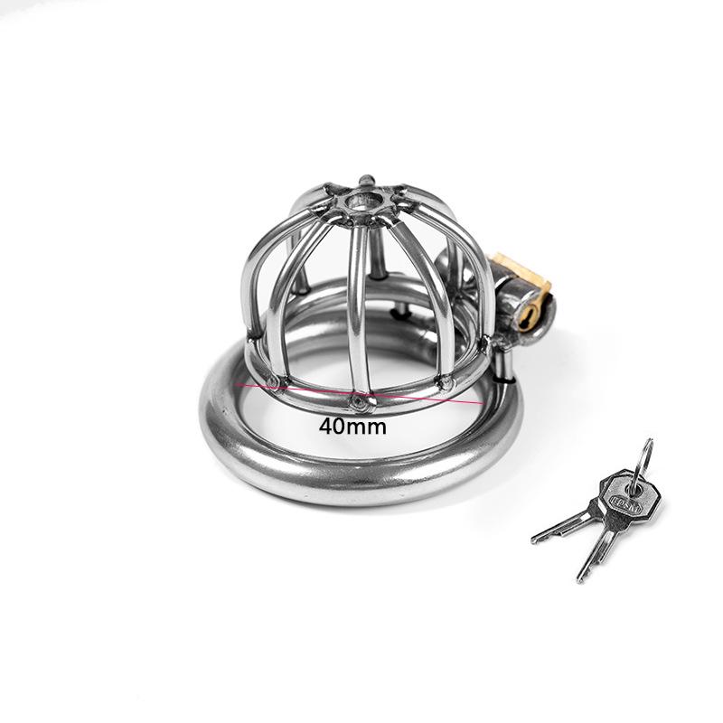 MoDi Petite cage de chasteté en métal pour homme, anneau pénien, esclave, bondage, SM, Sissy, dispositifs de chasteté pour gays, jouets sexuels pour adultes pour hommes