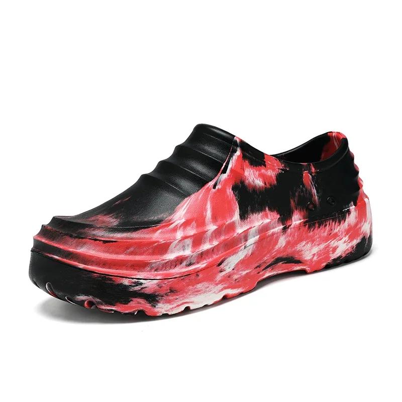 Couple s Slipper 2026 New Outdoor Men s Women s Slippers Non-Slip Waterproof Chef Shoes Indoor Home Soft Comfort Men s Slippers 36