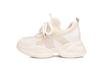 2024 Women's White Mesh Dad Shoes: Breathable, Thick-Soled, Height-Increasing Casual Sneakers for Spring & Autumn