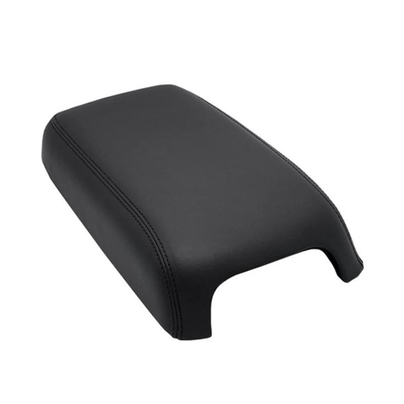 Car Center Armrest Box Cover Pad Microfiber Leather Waterproof Protection Black For Jeep Grand Cherokee Dodge Durango 2011-2020