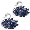 2pcs Sparkling Design Crystal Brooch Exquisite Craftsmanship Rhinestone Brooch  For Women