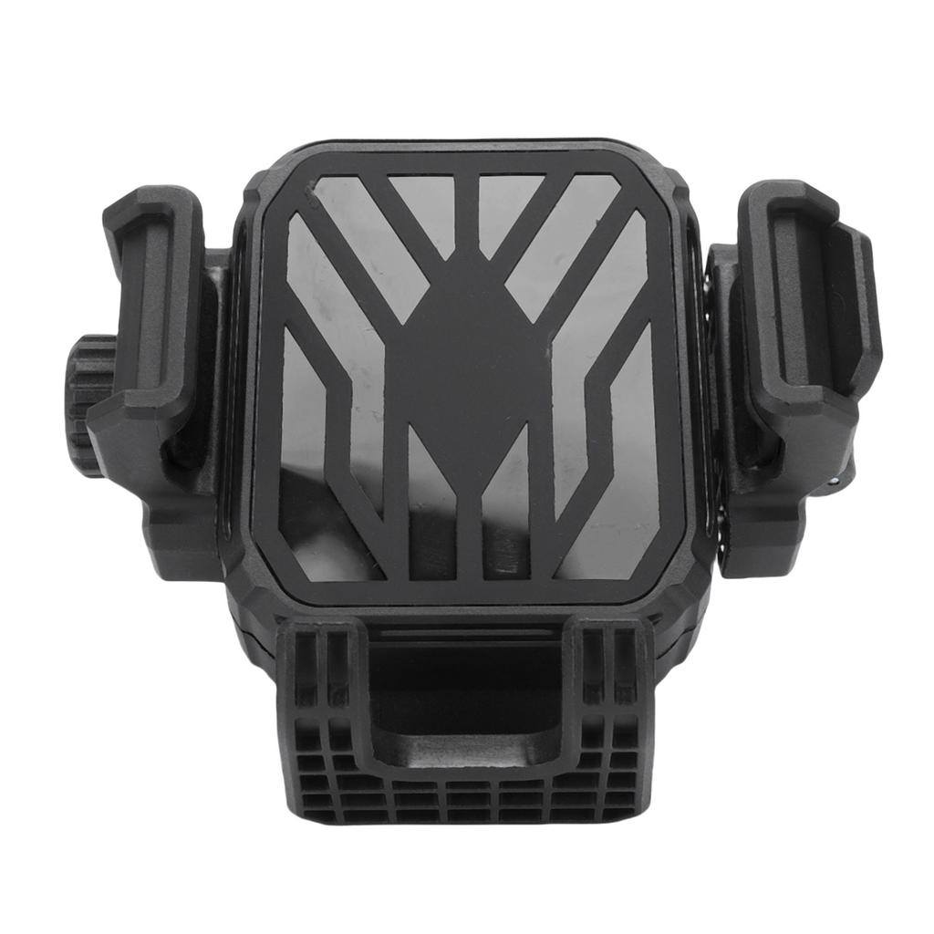 Motorcycle Phone Mount for Rearview Mirror Anti Shake Scooter Cell Phone Holder for 5.7 To 7.2 Inch Phones Black