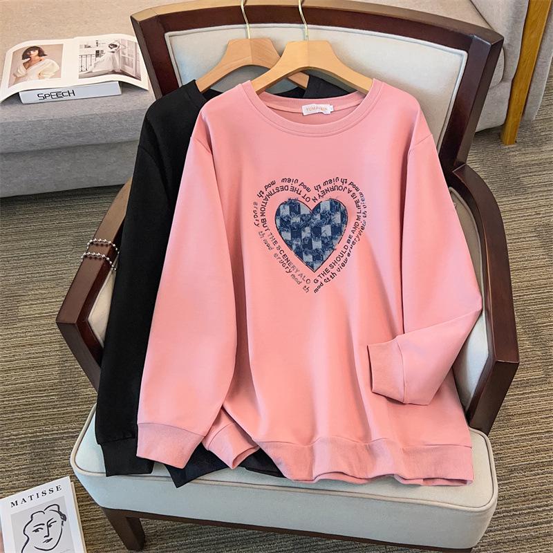 

Plus Size Autumn Hoodie for 200-350 Jin, Chest 150/160-1105, Loose Fit 6XL