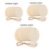 10/25/50pcs DIY Craft Household Hanging Ornaments Wooden Graffiti Wood Chips Easter Decorations Easter Eggs Wood Slice