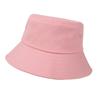 Solid color classic wide-brimmed bucket hat men's sunshade sunscreen windproof basin hat versatile ins face hat