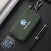 Suede Car Key Storage Bag Portable Card Coin Wallet Keychain For Volkswagen VW Golf Tiguan Jetta Passat Polo Touran GTD Scirocco zr4