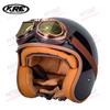 Motorcycle Men's Retro Helmet DOT Certified Safety Anti Fall Protection Accessories Four Seasons Motorcycle Helmet