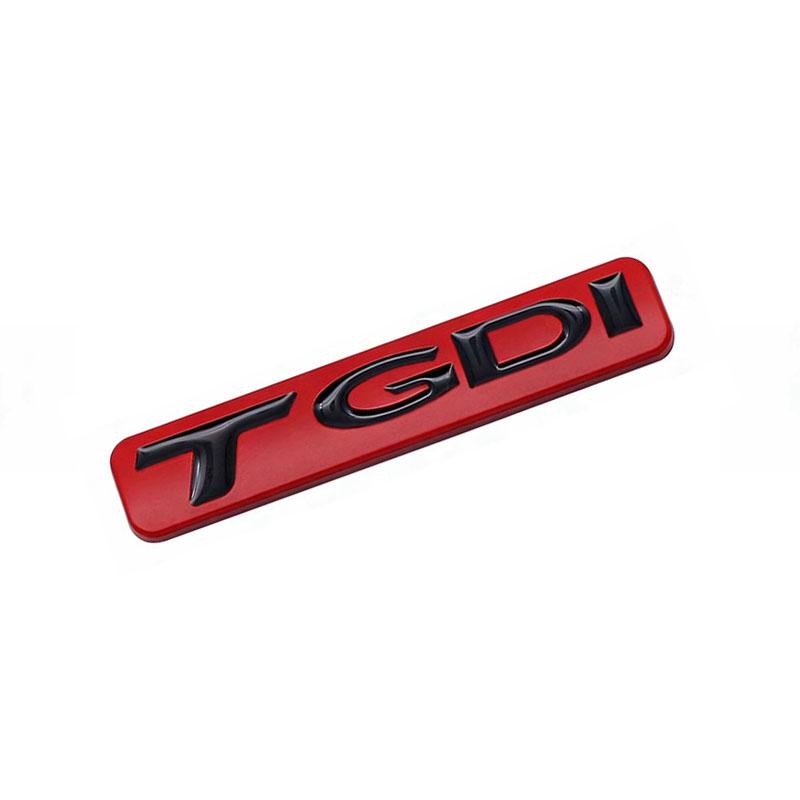 Premium Metal GDi TGDI 3D Car Emblem for Hyundai Sonata IX35 Tucson Elantra | SKJD6 Rear Tailgate Zinc Alloy Badge Decoration Sticker