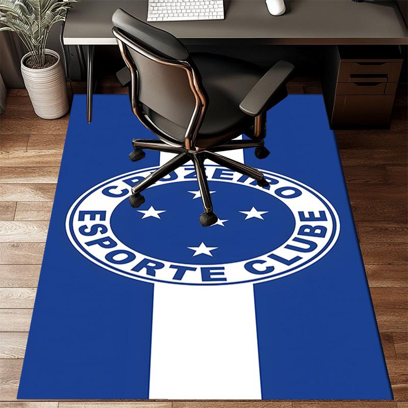 Fc Emblem Printed Office Carpet Chair Cushion  Entryway Rug, Rugs for Living Room, Bedroom Christmas gifts