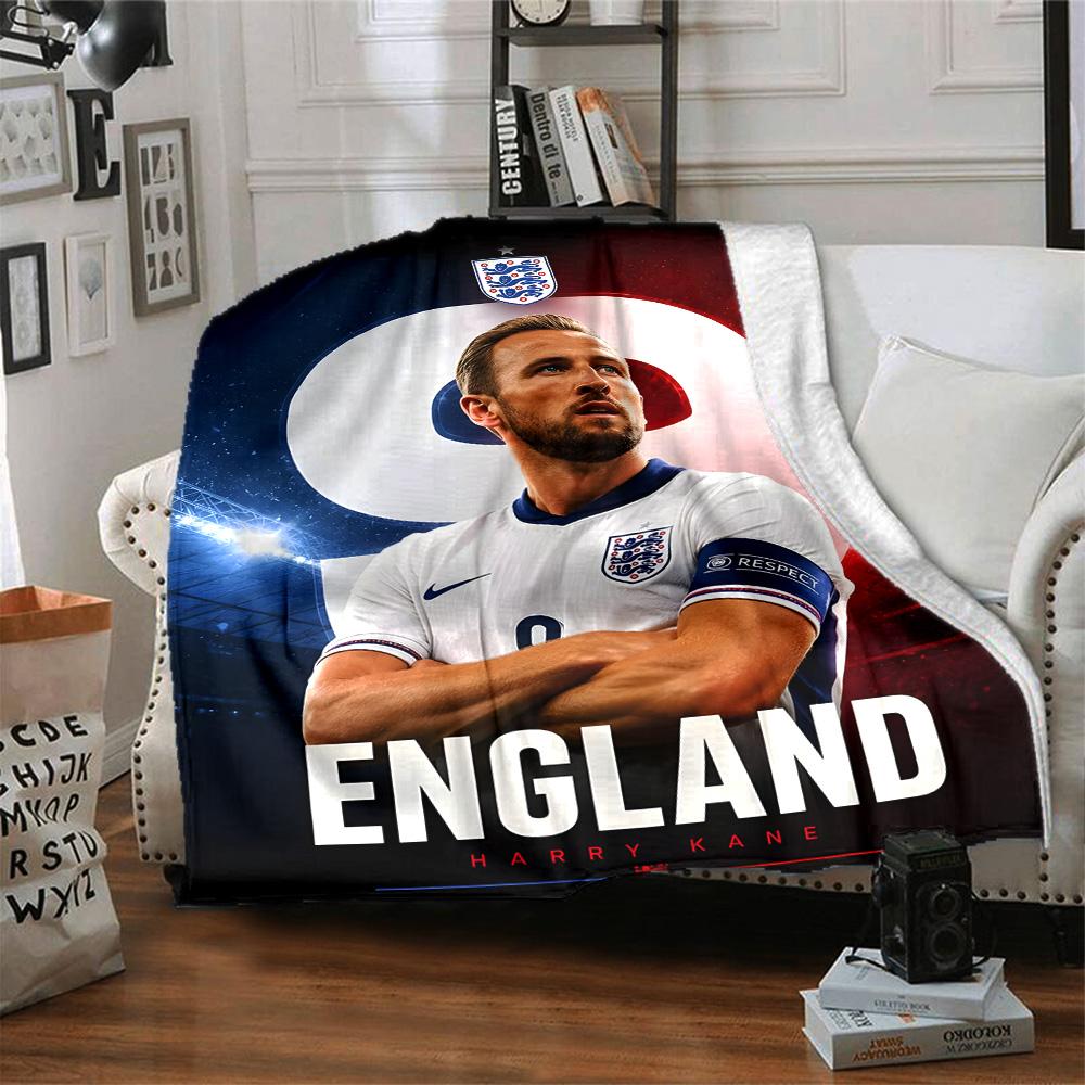 1pc Harry Kane1 Blanket, Gift, for Men and Women, Soft Blanket, Good for Sofa Bed Couch Travel, Lightweight Flannel Blanket