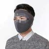 Unisex Windproof Face Warm Mask Winter Cap Ski Breathable Masks Fleece Face Shield Caps with HD Goggles Anti-fog Cycling Cap
