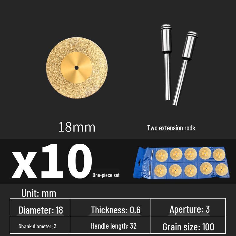 Jade Glass Diamond Abrasive Grout Cleaning Mini Saw Blade, Electric Grinding Disc