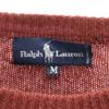 RALPH LAUREN Long sleeve sweater M wine-red knit Women Used