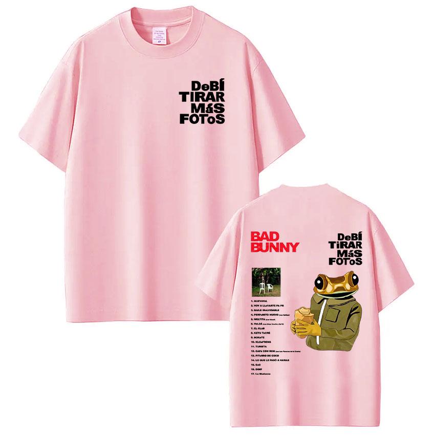 ZX Rapper Bad Bunny Debi Tirar Mas Fotos DTMF T Shirts Mens Women Clothing Fashion Harajuku Tshirt Cotton Short Sleeve Tshirts