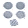 Irregular Flower Pattern Coaster Tray Silicone Mold Epoxy Resin Mold for Stylish Home Decoration Handmade Cup Mat Mould