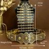 Premium Zincs Alloys Wedding Belt And Armors Intricate Authentic Caucasian Themed Durability Waist Belt For Grooms