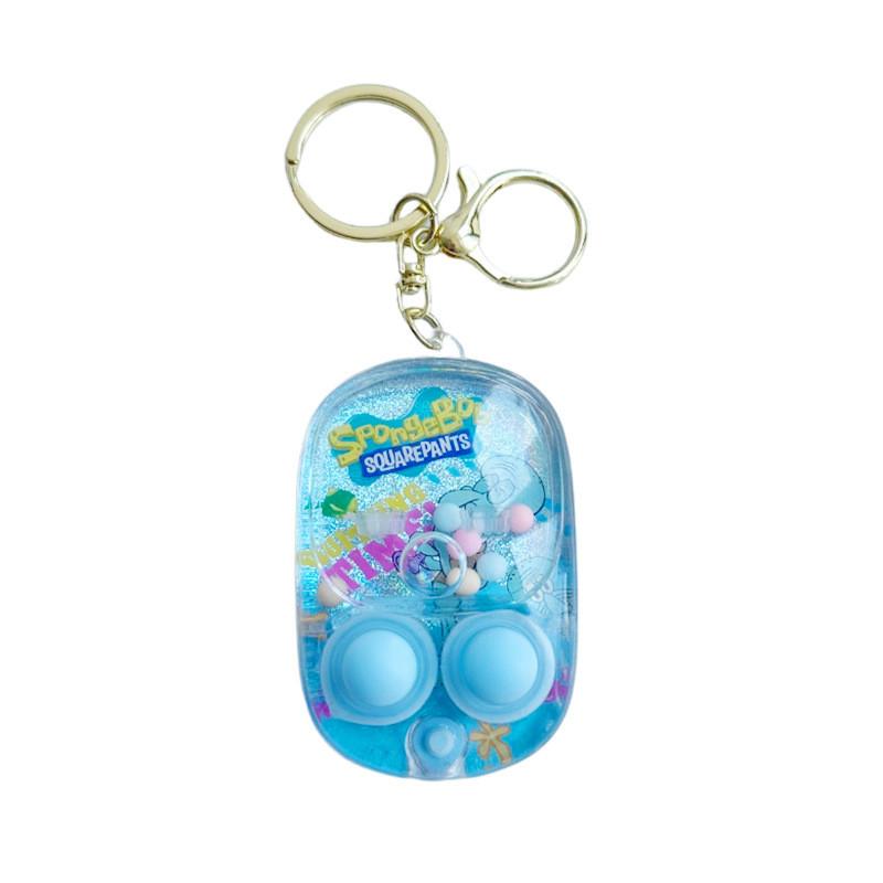 Spongebob Patrick Star Print Handheld Water Ring Toss Game Console Pendant For Kids And Family Fun