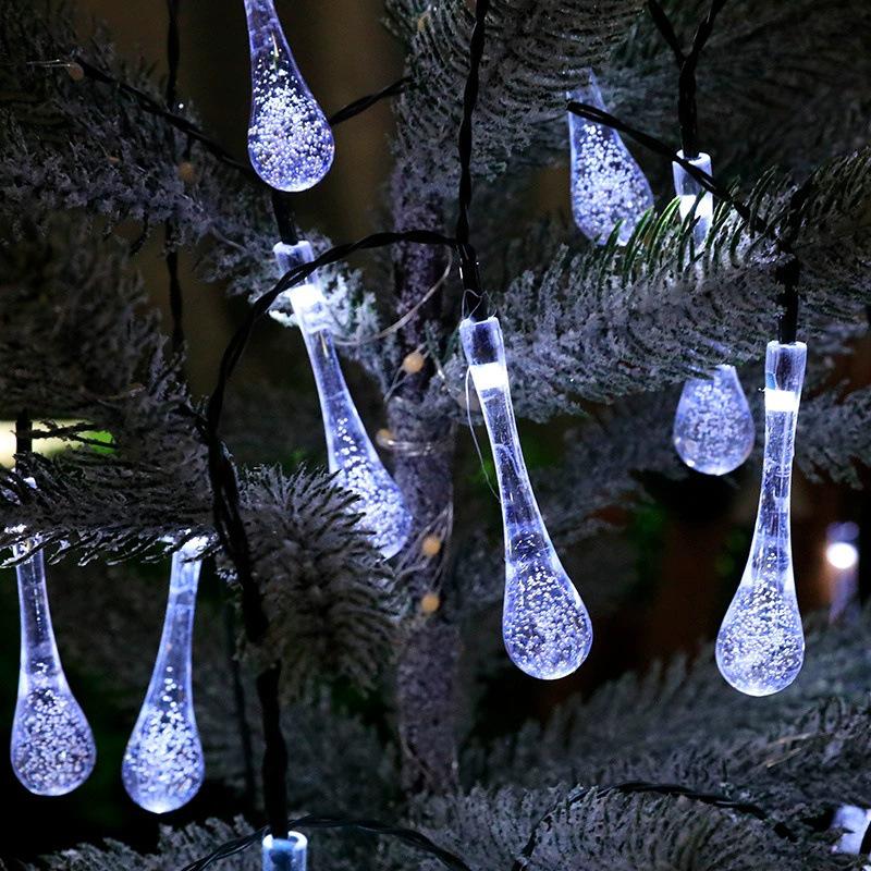 LED Solar Bubble Ball String Lights for Outdoor Ambiance