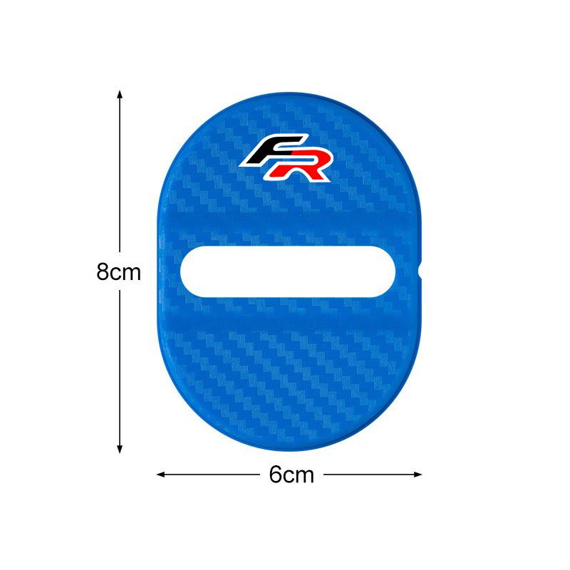 Silikonový kryt ochrany přezky zámku dveří auta Elastický pro Seat FR Leon Ibiza Altea Exe Mk2 Mk3 Alhambra Dekorativní doplňky